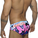 Men's 3D Pouch Trendy Cartoon Swim Briefs