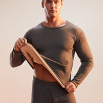 Men's Loungewear-Style Warm-Touch Tag-Free Smooth Soft-Touch Thermal Sets