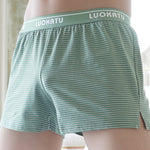 3 Pack Men's Cotton Mid-Rise Breathable Seamless Comfort Boxer Shorts