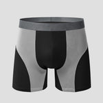 Breathable Sports Boxer Briefs with Open Fly