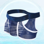 3 Pack Men's Breathable Mesh Lightweight & Airy Supportive Fit Trunks