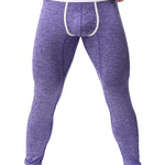 Men's U-Convex Pouch Sexy Base Layer Warm Pants Sleep Pants