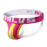 3 Pack Men's U-Pouch Striped Sexy Jockstraps