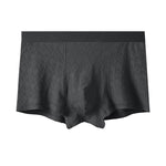 4 Pack Men's Antibacterial Cotton Jacquard Breathable Solid Color Trunks