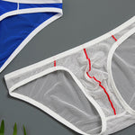 2 Pack Men’s See-through Mesh Bikini