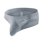 3 Packs of Men's Ice Silk Seamless Convex Pouch Briefs