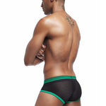 2 Pack Men's Breathable Mesh Luminous U-Pouch Briefs