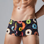 2 Pack Men's Cotton Casual Trunks Underwear