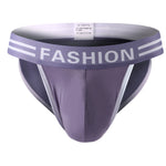 3 Pack Men's High-Cut Sexy Comfortable U-Convex Breathable Briefs