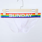 2 Pack Men's Rainbow Mesh Lightweight Breathable Bikinis