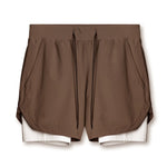 Men's Outdoor Sport Quick-Dry Breathable Double-Layer Activewear Shorts