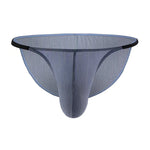 3 Pack Men's Low-Rise Striped Camisole Briefs with Raised Pockets