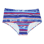 Men's Striped Trunk Square Leg Swimsuit