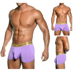 3 Pack Men's U-Shaped Large Pouch Breathable Comfortable Trunks