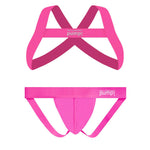 Men's Sporty Cut Anti-Chafing Stretch Fit Shoulder Strap & Underwear