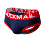 2 Pack Men's Sexy Cheeky Ultra-Soft Cotton Low-Rise & Revealing Supportive Jockstraps