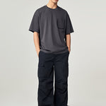 Men's Minimalist U-Shape Pocket Design T-Shirt