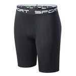 3 Pack Men's Stretchy for Outdoor Quick-Dry Compression Activewear Tights
