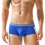 Men's Slim-Fit Cotton Trunks - Low Rise & Lifting Support