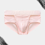 2 Pack Men's Ultra-Soft Cotton Comfort-Fit Expanded Pouch Briefs