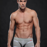 2 Pack Men's Odor-Control Breathable Mesh with U-Pouch Design Trunks