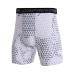 3 Pack Men's Trendy Prints Quick-Dry High-Stretch Snug Fit Activewear Tights