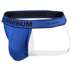 4 Pack Men's Mid-Rise Sexy Comfortable Cotton Jockstrap