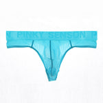 4 Pack Men's Sexy Nylon Low-Rise Comfortable Thong & Strings