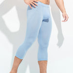 Men's U Convex 3/4 Length Modal Compression Pants