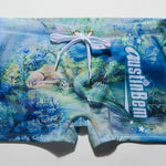 Men's Odor-Control Tagless & Seamless Stretch Fit Swim Trunks