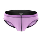 3 Pack Men's Color Block Low-Rise U-Pouch High-Stretch & Comfortable Briefs