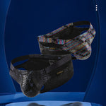 2-pack Men's Snake Print Hollow Briefs