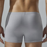 2 Pack Men's Premium Cotton Lightweight & Airy Button Fly Comfy Waistband Trunks