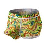 2 Pack Men's Mesh Print Trunks with Prominent Support Pouch