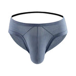 2 Pack Men's Low Rise Back Hollow 3D U-convex Large Pouch T-Back Briefs