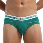 3 Pack Men's Comfortable Sporty Breathable Low-Waist Sexy Briefs