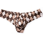 Men’s Low-Rise U-Convex Print Thong