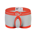 2 Pack Men's Large Pouch Back Opening Sexy Trunks