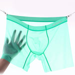 2 Pack Men's Ultra-Thin Breathable Semi-Transparent Pouch Midway Briefs
