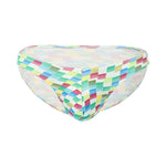 4 Pack Men's Low Rise Print U-Pouch Moisture Wicking Bikinis