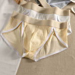 3 Pack Men's Soft Cotton High-Cut Stretch Fit Briefs