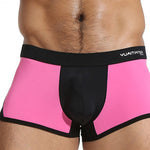 2 Pack Men's Premium Ice Silk U-Pouch Design Soft & Smooth Trunks