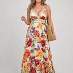 Maribelle | Sleeveless Empire Waist Midi Dress