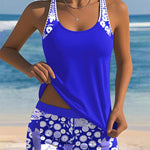 Nanet - Printed Tankini Shorts Set