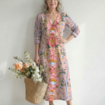 Anika | Light Form Floral Midi Dress