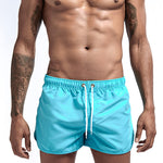 Quick Dry Beach Shorts with Drawstring