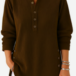 Margaret – Long Sleeve Solid Knit Sweater