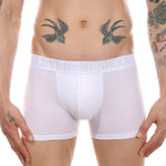 Sponge Cushion Mesh Buttock Boxer Briefs