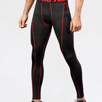 Men's Full Coverage Mesh Panel Quick-Dry Fabric Odor-Control Tops & Tights