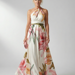 Amelia | Light Floral Maxi Dress